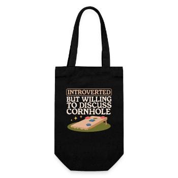 Cornhole Player Bean Bag Blind Hole Cadeau - Sac à bouteille - noir - Devant