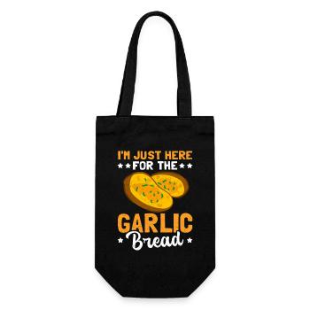 Garlic Bread Garlic Breads Gift - Gift Bag for Bottles - black - Front
