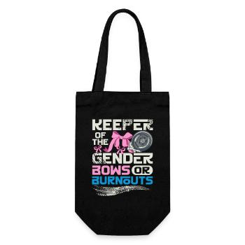 Hüter der Gender-Burnouts oder Verbeugungen - Geschenkbeutel für Flaschen - Schwarz - Vorne