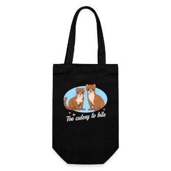 Souris Belette Belette Hermännchen Cadeau - Sac à bouteille - noir - Devant