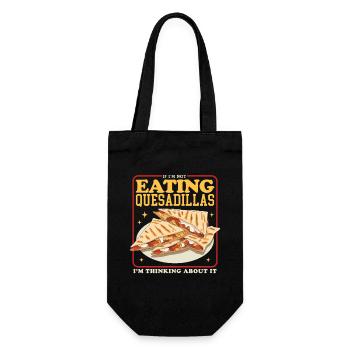 Quesadilla Tortillas Quesadillas Gift - Gift Bag for Bottles - black - Front