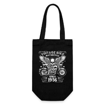 1956 Moto Vintage Biker Anniversaire Né En 1956 - Sac à bouteille - noir - Devant