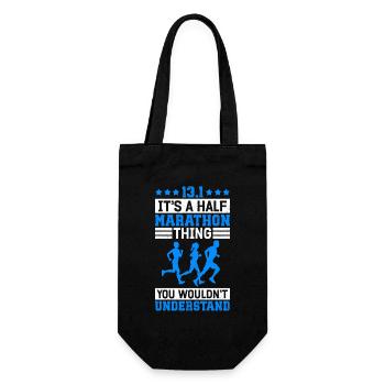 Demi-marathon Cadeau pour demi-marathon - Sac à bouteille - noir - Devant