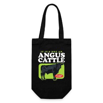 Bovins Aberdeen Bovins Angus Cadeaux Aberdeen Angus - Sac à bouteille - noir - Devant