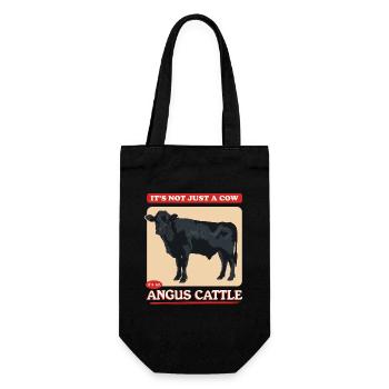 Vache Aberdeen Aberdeen Angus Vache Angus Cadeau - Sac à bouteille - noir - Devant
