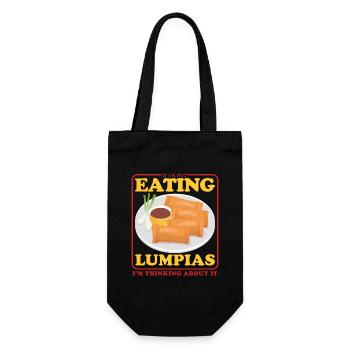 Lumpia Spring Rolls Loempia Gift - Gift Bag for Bottles - black - Front
