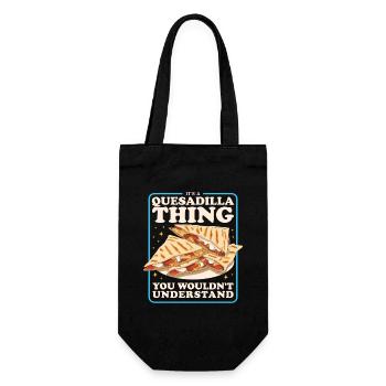 Quesadilla Tortillas Quesadillas Gift - Gift Bag for Bottles - black - Front