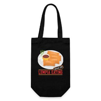 Lumpia Spring Roll Loempia Gift - Gift Bag for Bottles - black - Front