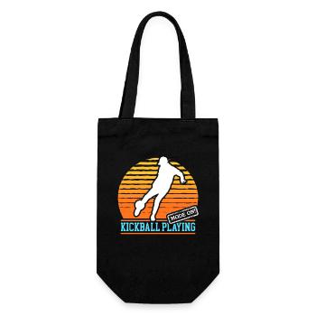 Kickball Kickballer Kickball Player Cadeau - Sac à bouteille - noir - Devant