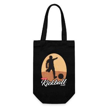 Kickball Kickballspieler Kickballer Geschenk - Geschenkbeutel für Flaschen - Schwarz - Vorne
