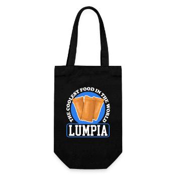 Lumpia Spring Rolls Loempia Gift - Gift Bag for Bottles - black - Front