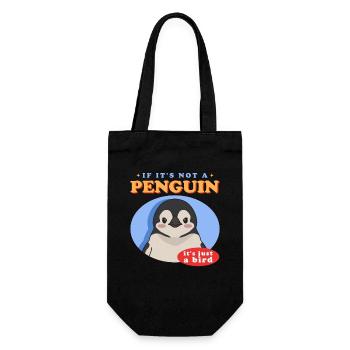 Penguin Baby Penguins Gift - Gift Bag for Bottles - black - Front