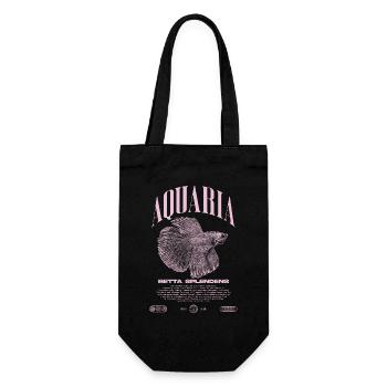 Betta Fish Keeper Moderne Streetwear - Geschenkbeutel für Flaschen - Schwarz - Vorne