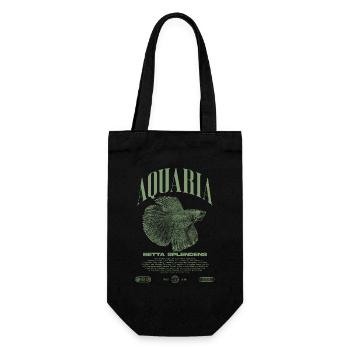 Betta Fish Keeper Moderne Streetwear - Geschenkbeutel für Flaschen - Schwarz - Vorne