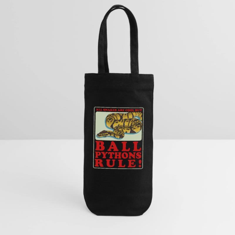 Königspython Python Schlange Geschenk Geschenkbeutel für Flaschen