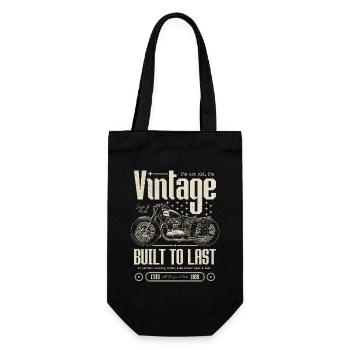 Vintage Motorrad Biker Motorrad Geburtstag 1998 - Geschenkbeutel für Flaschen - Schwarz - Vorne