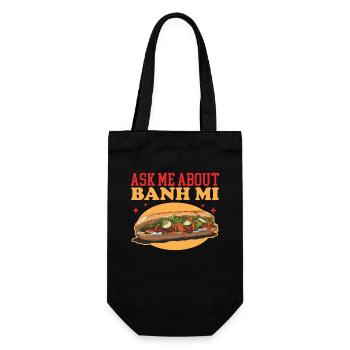 Cadeau Banh Mi Bánh Mì - Sac à bouteille - noir - Devant