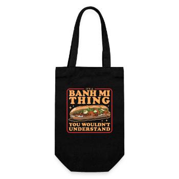 Banh Mi Bánh Mì Sandwiches Cadeaux - Sac à bouteille - noir - Devant