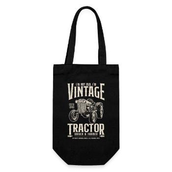 Anniversaire De Fermier De Tracteur D’époque Né En 1949 - Sac à bouteille - noir - Devant