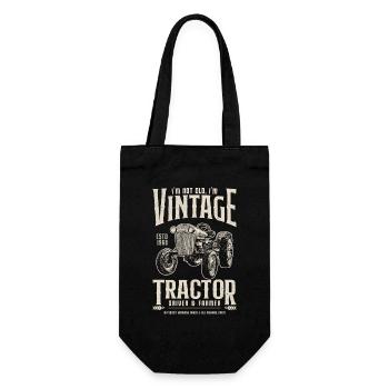 Anniversaire De Fermier De Tracteur Vintage Né En 1968 - Sac à bouteille - noir - Devant