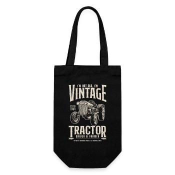 Anniversaire de fermier de tracteur vintage né en 1964 - Sac à bouteille - noir - Devant