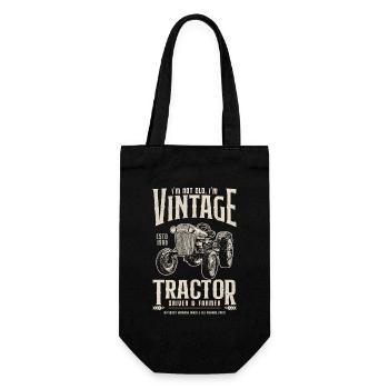 Anniversaire de l’agriculteur du tracteur vintage Né en 1998 - Sac à bouteille - noir - Devant