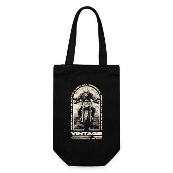Vintage Motorcycle Bikers Motorbike Birthday 1931 - Gift Bag for Bottles - black - Front