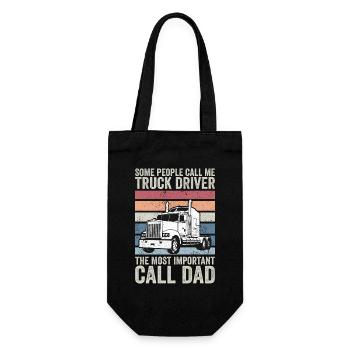 some people call me truck driver - Sac à bouteille - noir - Devant