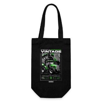 Anniversaire de fermier de tracteur vintage né en 1993 - Sac à bouteille - noir - Devant