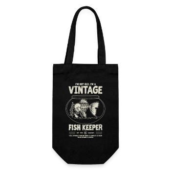 Vintage Fish Keeper Poisson Tropical Anniversaire 1976 - Sac à bouteille - noir - Devant