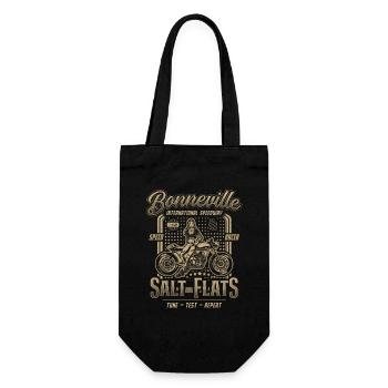 Bonneville Salt Flats Moto Racing Vintage - Sac à bouteille - noir - Devant