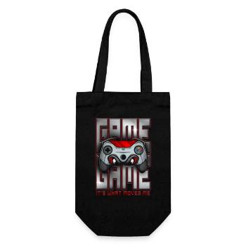 Das ist es, was mich bewegt Lustige Retro-Gaming-Videospiele - Geschenkbeutel für Flaschen - Schwarz - Vorne