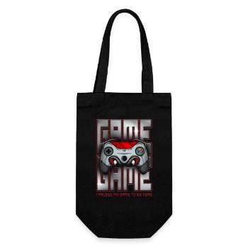 I Paused My Game To Be Here Funny Retro Video Game - Gift Bag for Bottles - black - Front
