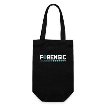 Forensische Krankenschwester Forensische Kriminalistik Wissenschaftlerin - Geschenkbeutel für Flaschen - Schwarz - Vorne
