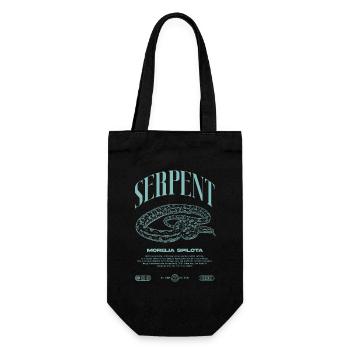 Carpet Python Modern Reptile Keeper Streetwear - Gift Bag for Bottles - black - Front