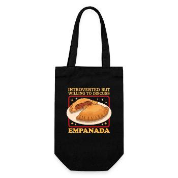 Empanadas Dumpling Empanada Cadeau - Sac à bouteille - noir - Devant