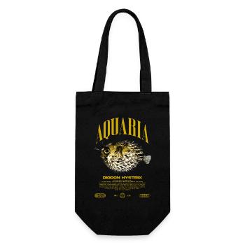 Porcupine Puffer Fish Keeper Modern Streetwear - Gift Bag for Bottles - black - Front