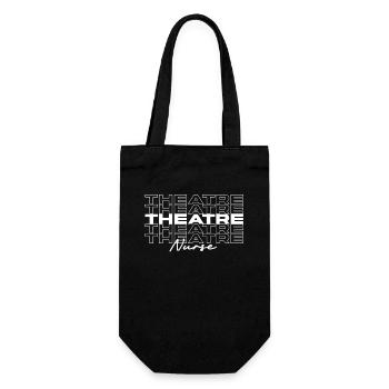 Theater Krankenschwester Krankenschwester Krankenschwestern Stilvoll - Geschenkbeutel für Flaschen - Schwarz - Vorne