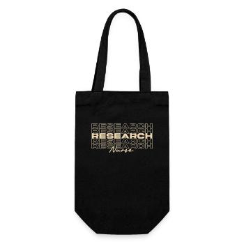 Research Nurse Medical Nurses Stylish - Gift Bag for Bottles - black - Front
