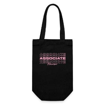 Associate Nurse Medical Nurses Stilvoll - Geschenkbeutel für Flaschen - Schwarz - Vorne