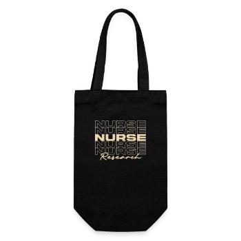 Research Nurse Medical Nurses Stylish - Gift Bag for Bottles - black - Front