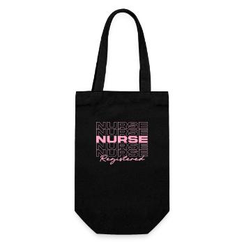 Registered Nurse Medical Nurses Stylish - Gift Bag for Bottles - black - Front