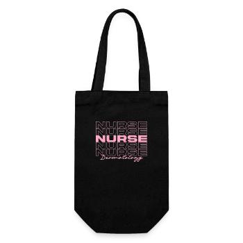 Dermatology Nurse Medical Nurses Stylish - Gift Bag for Bottles - black - Front