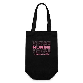 Nursing Associate Nurse Medical Nurses Stylish - Gift Bag for Bottles - black - Front