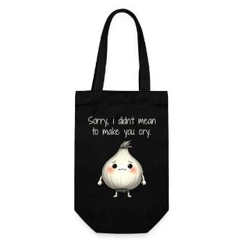 Sorry, i didn't mean to make you cry - Sac à bouteille - noir - Devant