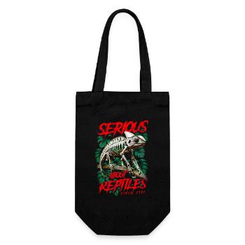 Pris au sérieux par les reptiles Gardien de reptiles Né en 1941 - Sac à bouteille - noir - Devant