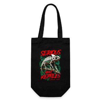 Pris au sérieux par les reptiles Gardien de reptiles Né en 1983 - Sac à bouteille - noir - Devant