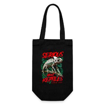 Pris au sérieux par les reptiles Gardien de reptiles Né en 1971 - Sac à bouteille - noir - Devant
