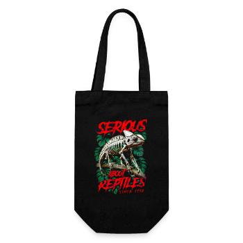 Pris au sérieux par les reptiles Gardien de reptiles Né en 1998 - Sac à bouteille - noir - Devant