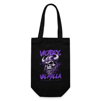 Motorcycle Norse Viking Victory Or Valhalla - Gift Bag for Bottles - black - Front